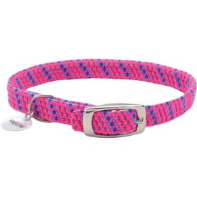 Coastal Pet Elastacat Reflective Safety Collar with Charm Pink - Small (Neck: 8-10in.)