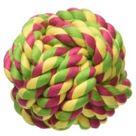 Mammoth Cottonblend Monkey Fist Ball Flossy Dog Toy 2.5" Mini - 1 count