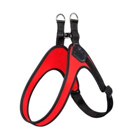 Puppy Harness Leash Vest Style (Option: Red-Bust50 to 65cm)