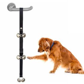 Dog Out Alarm Bell Lanyard Guide Dog Pet Doorbell Dog Leash (Option: 6 Bells)