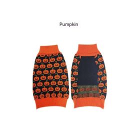 Halloween Pet Costume Teddy Warm Leisure Sweater (Option: Orange Small Pumpkin-XS)